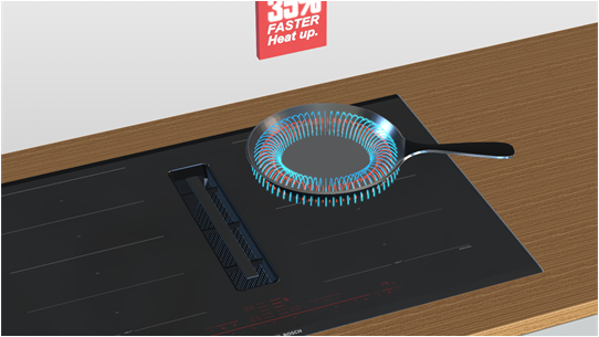 WebAR Project - Vented Cooktop